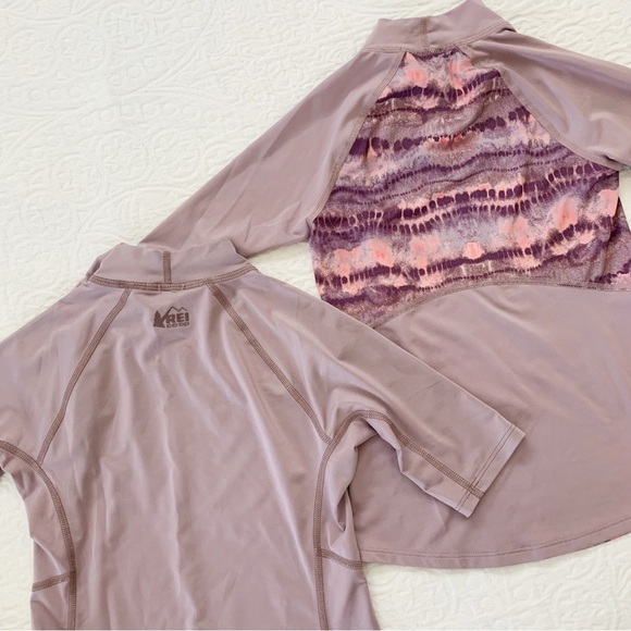 REI Girls' Shorts and Rashguard Tops, Purple - Picture 2 of 5